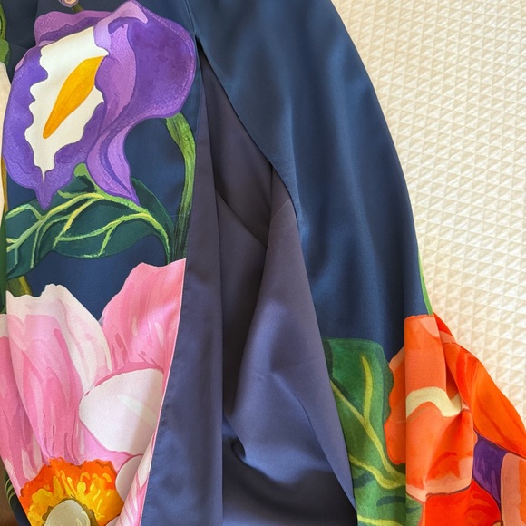 BORGO DE NOR Capucine Embellished Floral-Print Crepe de Chine Maxi Dress - Picture 15 of 16